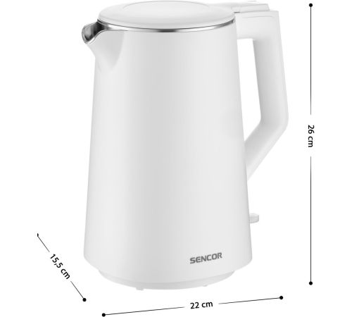 Электрический чайник Sencor SWK 0550WH