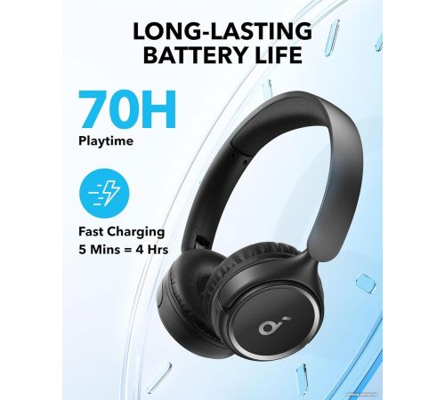 Наушники Anker Soundcore H30i черный
