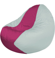 Кресло-мешок Flagman Classic К2.1-37 белый/фуксия