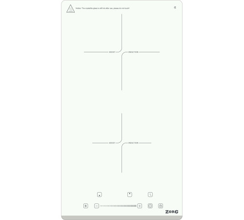 Варочная панель ZorG INO31 white