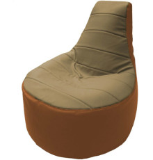 Кресло-мешок Flagman Трон Т1.3-21 бежевый/оранжевый