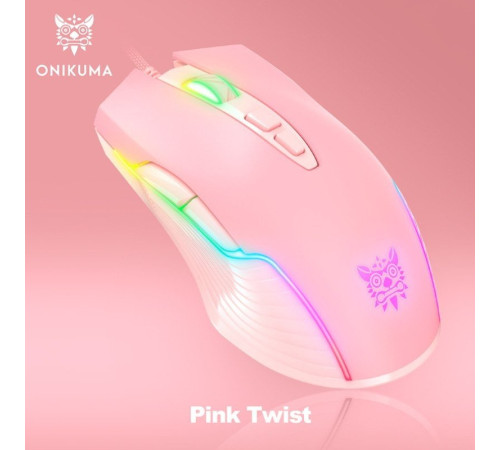 Игровая мышь Onikuma CW905 Pink Twist