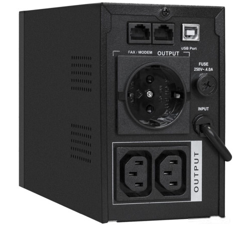 Источник бесперебойного питания ExeGate SpecialPro Smart LLB-1000.LCD.AVR.1SH.2C13.RJ.USB EX292788RUS