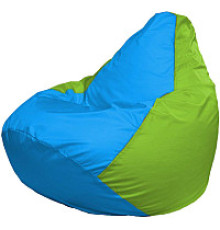 Кресло-мешок Flagman Груша Супер Мега 4XL Г5.1-276 голубой/салатовый