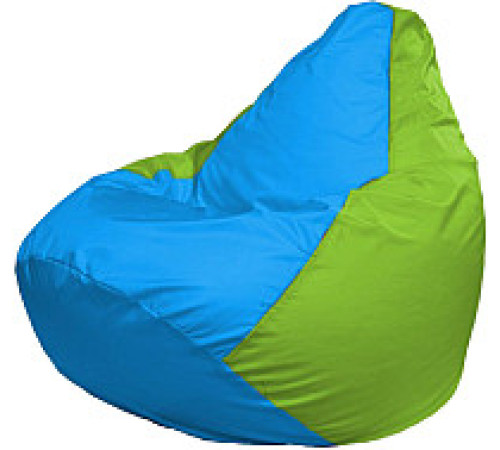 Кресло-мешок Flagman Груша Супер Мега 4XL Г5.1-276 голубой/салатовый