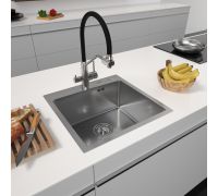 Кухонная мойка ARFEKA Eco AR 500*500 Satin Decor Volcanic Rock