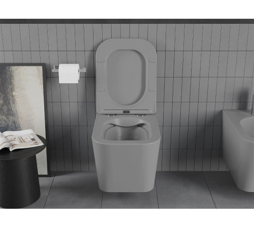 Унитаз Mexen Teo 30854061 светло-серый матовый без бачка