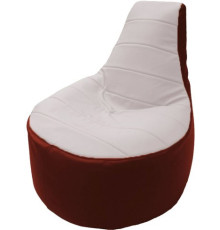 Кресло-мешок Flagman Трон Т1.3-39 белый/красный