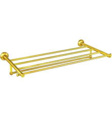Полка для полотенца Cezares Aphrodite-TD08-03/24 золото