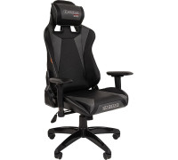 Кресло CHAIRMAN Game 44 черный/серый