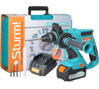 Перфоратор Sturm CRH1822 с 1-м АКБ, кейс