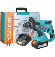 Перфоратор Sturm CRH1822 с 1-м АКБ, кейс