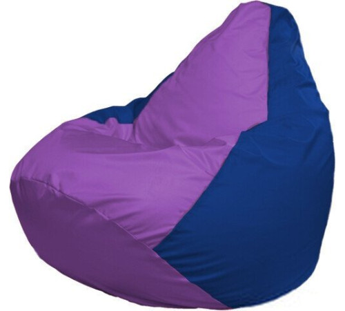 Кресло-мешок Flagman Груша Макси Г2.1-105 синий/сиреневый