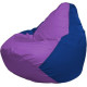 Кресло-мешок Flagman Груша Макси Г2.1-105 синий/сиреневый