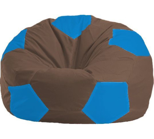 Кресло-мешок Flagman Мяч Стандарт М1.1-319 коричневый/голубой