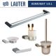 Набор аксессуаров для ванной Lauter 21SH1061 + 21SH1051 + 21SH1101 + 21SH7021 + 21SH1111 Chrome, 5 предметов