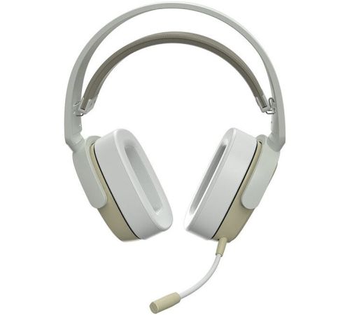 Наушники Ajazz AHM09 Max белый/серый