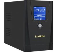 Источник бесперебойного питания ExeGate SpecialPro Smart LLB-1000.LCD.AVR.1SH.2C13.RJ.USB EX292788RUS