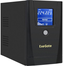 Источник бесперебойного питания ExeGate SpecialPro Smart LLB-1000.LCD.AVR.1SH.2C13.RJ.USB EX292788RUS