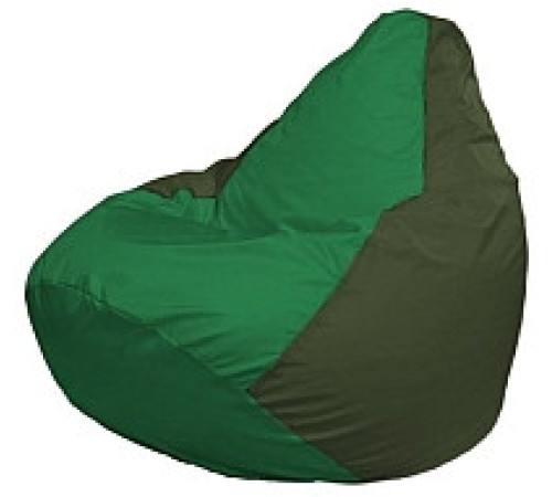 Кресло-мешок Flagman Груша Мини L Г0.1-236 зеленый/темно-оливковый