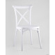 Стул Stool Group Кроссбэк пластиковый белый