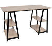 Стол AksHome Topaz 86202 светлый дуб/черный