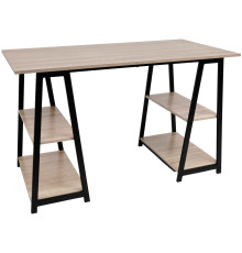Стол AksHome Topaz 86202 светлый дуб/черный