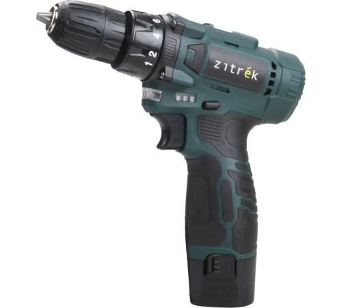 Дрель-шуруповерт Zitrek Green 12V Plus 085-1014 с 2-мя АКБ