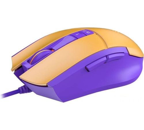 Игровая мышь A4Tech Bloody L65 Max желтый/фиолетовый