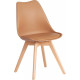 Стул TetChair Tulip дерево/пластик/экокожа бежевый