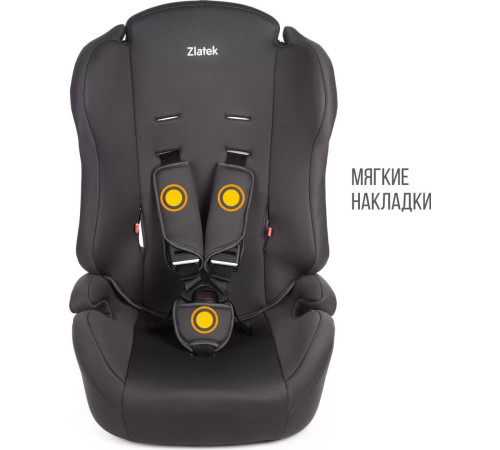 Детское автокресло Zlatek Basic ZL513 KRES4140 серый умбра