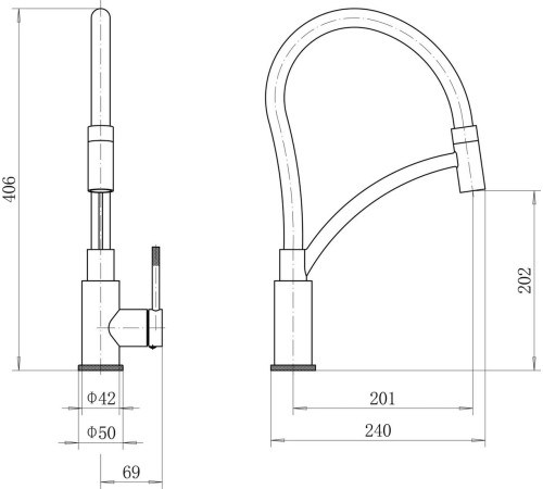 Смеситель Fashun A54033-21