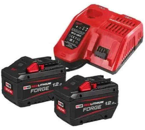 Аккумулятор с зарядным устройством Milwaukee M18 FORGENRG-122 4933498610 18В + 18В/12 Ач