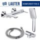 Смеситель Lauter Velvet 21СК6696С + 21СКFG80101C + 21S00126 + 21CKFS90120