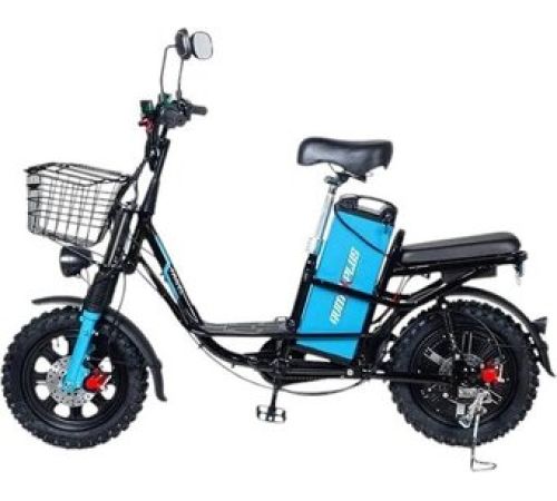 Электровелосипед AVM E-Alfa Fat Travel черный