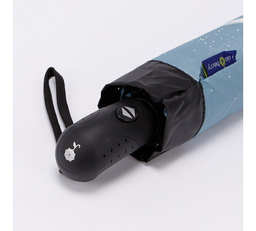 Зонт Rain Berry 734-23335.1 черный/голубой