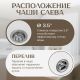 Кухонная мойка Saniteco Pura белый