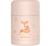 Термос для еды Miniland Thermy Dolce 600мл розовый/лисенок