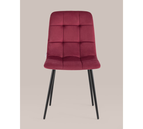 Стул Stool Group Одди AV 406N-Cbor-08 велюр красный