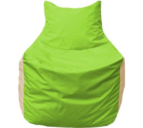 Кресло-мешок Flagman Фокс Ф2.1-162 салатовый/бежевый