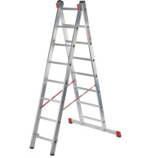 Лестница-стремянка Новая высота NV 322 двухсекционная профессиональная 2x14 ступеней