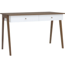 Стол Black Red White Heda BIU2S белый/лиственница сибирская золотая