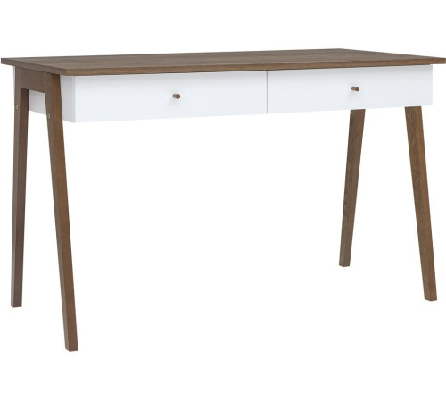 Стол Black Red White Heda BIU2S белый/лиственница сибирская золотая