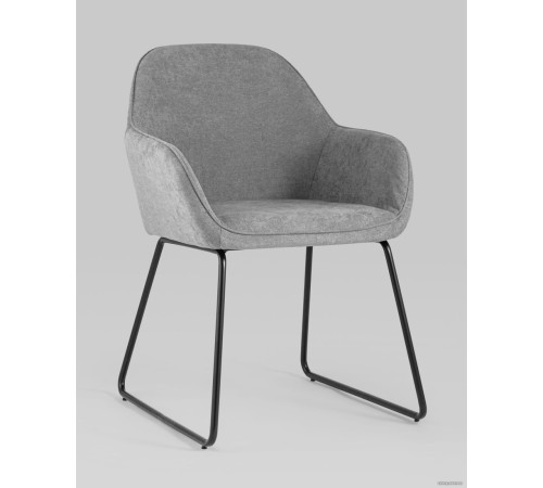 Стул с подлокотниками Stool Group Чак серый