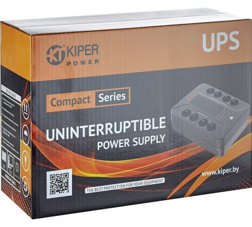 Источник бесперебойного питания Kiper Power Compact B1000 1000VA/600W