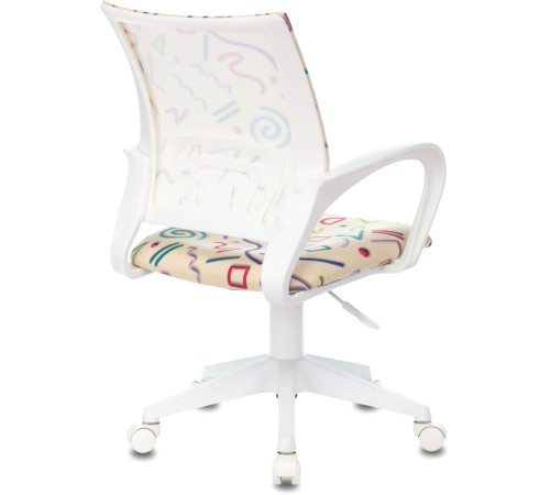 Компьютерное кресло Бюрократ Burokids 1W 1920820 песочный Sticks 02/пластик белый