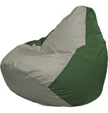 Кресло-мешок Flagman Груша Мега XXXL Г3.1-339 серый/зеленый