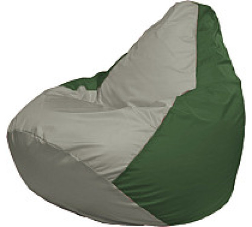 Кресло-мешок Flagman Груша Мега XXXL Г3.1-339 серый/зеленый