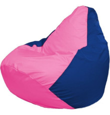 Кресло-мешок Flagman Груша Макси Г2.1-195 синий/розовый