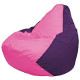 Кресло-мешок Flagman Груша Мини L Г0.1-191 розовый/фиолетовый